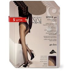 Колготки Sisi Style, 40 den, 5 шт., размер 4/L/4-L, бесцветный