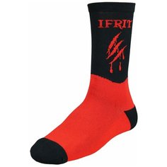 Носки IFRIT, размер 42-43, черный, красный