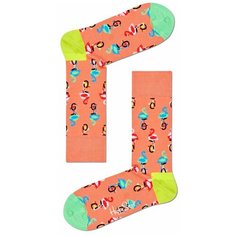 Носки Happy Socks, размер 29, оранжевый, синий, мультиколор