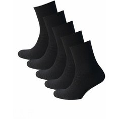 Носки STATUS, 5 пар, размер 23-25, черный