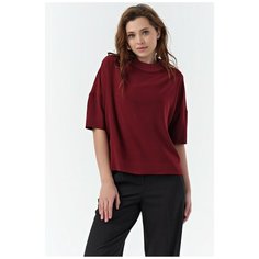 Блуза FLY, размер 40, бордовый