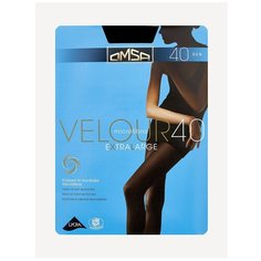 Колготки Omsa Velour, 40 den, размер 3, черный