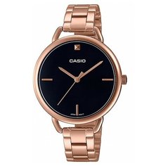 Наручные часы CASIO Collection LTP-E415MBR-1C, черный, золотой