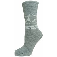 Носки Ростекс, размер 23-25, серый