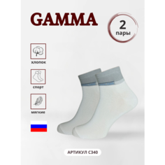 Носки ГАММА, 2 пары, размер 27-29, белый Gamma