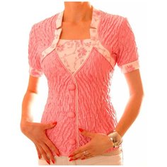 Блуза TheDistinctive, размер S, розовый