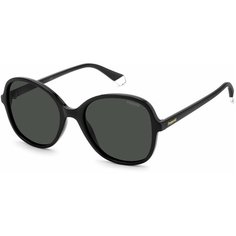 Солнцезащитные очки Polaroid PLD 4136/S, черный, серый