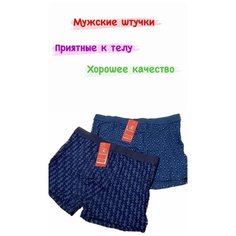 Трусы , 2 шт., размер 54, синий