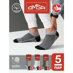 Носки Omsa, 5 пар, размер 39-41, мультиколор