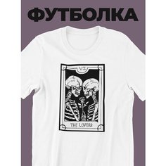 Футболка shulpinchik, размер XL, белый