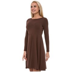 Платье Lunarable, размер 46 (M), коричневый