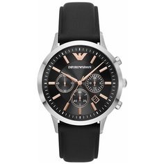 Наручные часы EMPORIO ARMANI AR11431, черный, серебряный