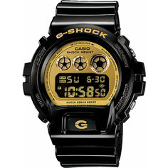 Наручные часы CASIO G-Shock DW-6900CB-1, черный, золотой