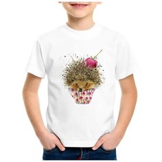 Футболка CoolPodarok, размер 22, белый