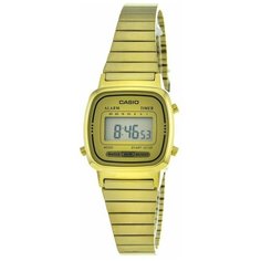 Наручные часы CASIO Collection LA670WGA-9, золотой, серый