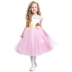 Платье Cascatto, комплект, размер 9-10/134-140, розовый