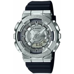 Наручные часы CASIO G-Shock GM-110-1A, серебряный, черный