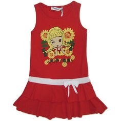 Платье Babylon fashion, размер 104, красный