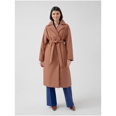 Пальто Pompa, размер 50/170, коричневый, красный