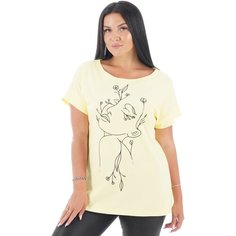 Футболка LOVETEX.STORE, размер 48, желтый