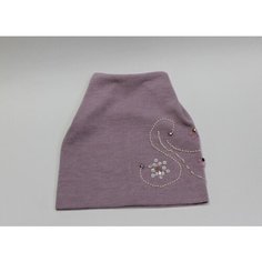 Шапка бини , размер 56 - 57, розовый