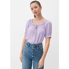 Блуза Q/S by s.Oliver, размер 32 (2XS), фиолетовый