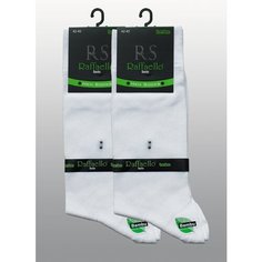 Носки Raffaello Socks, 2 пары, размер 42-45, белый