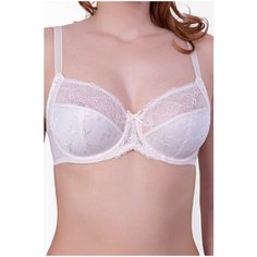 Бюстгальтер MILAVITSA Classic elegant, размер 85I, бежевый, белый