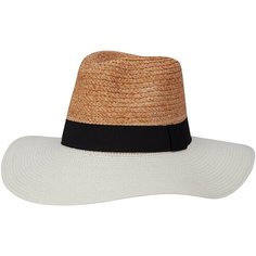 Шляпа SCORA, размер 55-57, бежевый, белый