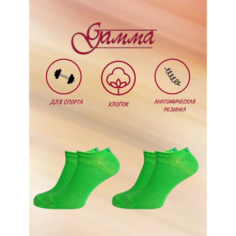 Носки ГАММА, 2 пары, размер 25-27, зеленый Gamma