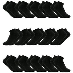 Носки MORRAH, 15 пар, размер 36-40, черный