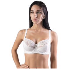 Бюстгальтер CharMWomen, размер 95E, белый