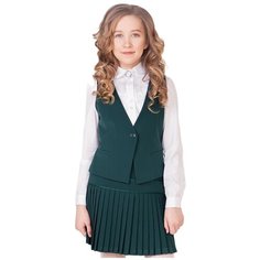 Школьная юбка Инфанта, размер 164-80, зеленый