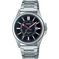Наручные часы CASIO Collection MTP-E700D-1E, серебряный, черный