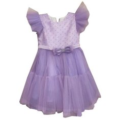 Платье ТЕХНОТКАНЬ, размер 32, фиолетовый