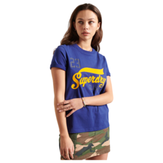 Футболка Superdry, размер 8, фиолетовый