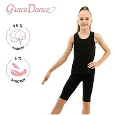 Майка Grace Dance, размер 32, черный