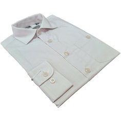 Школьная рубашка, размер 116-122, серый