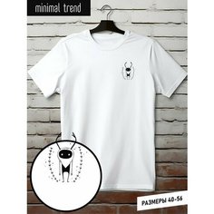 Футболка minimal trend, размер 2XS, белый