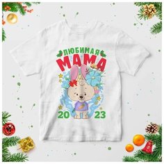 Футболка , размер 48, мультиколор