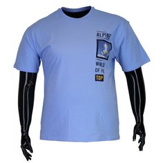 Футболка POLO PEPE, размер 5XL, голубой