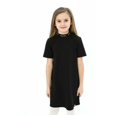 Платье matematika, размер 86-92, черный