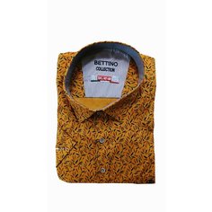 Рубашка Bettino, размер 5XL(64), желтый