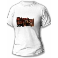 Футболка размер L, белый