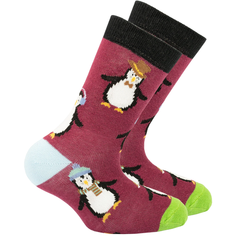 Носки Socks n Socks размер 1-5 US, черный, бордовый