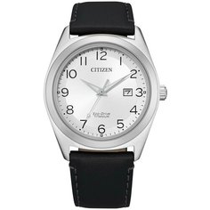 Наручные часы CITIZEN Eco-Drive AW1640-16A, черный, белый