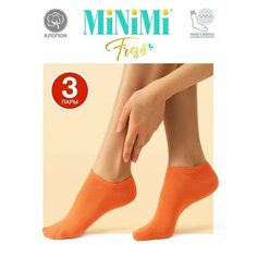 Носки MiNiMi, 3 пары, 3 уп., размер 35-38, оранжевый