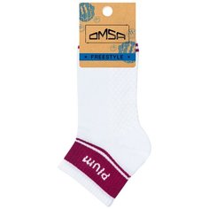 Носки Omsa, размер 39-41, белый, фиолетовый
