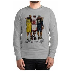 Свитшот DreamShirts Studio, размер 3XL, серый