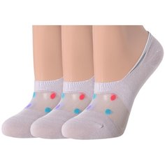 Носки LorenzLine, 3 пары, размер 25 (37-38), серый